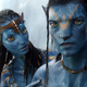 Neytiri (Zoe Saldana) and Jake Sully (Sam Worthington) in James Cameron's Avatar.